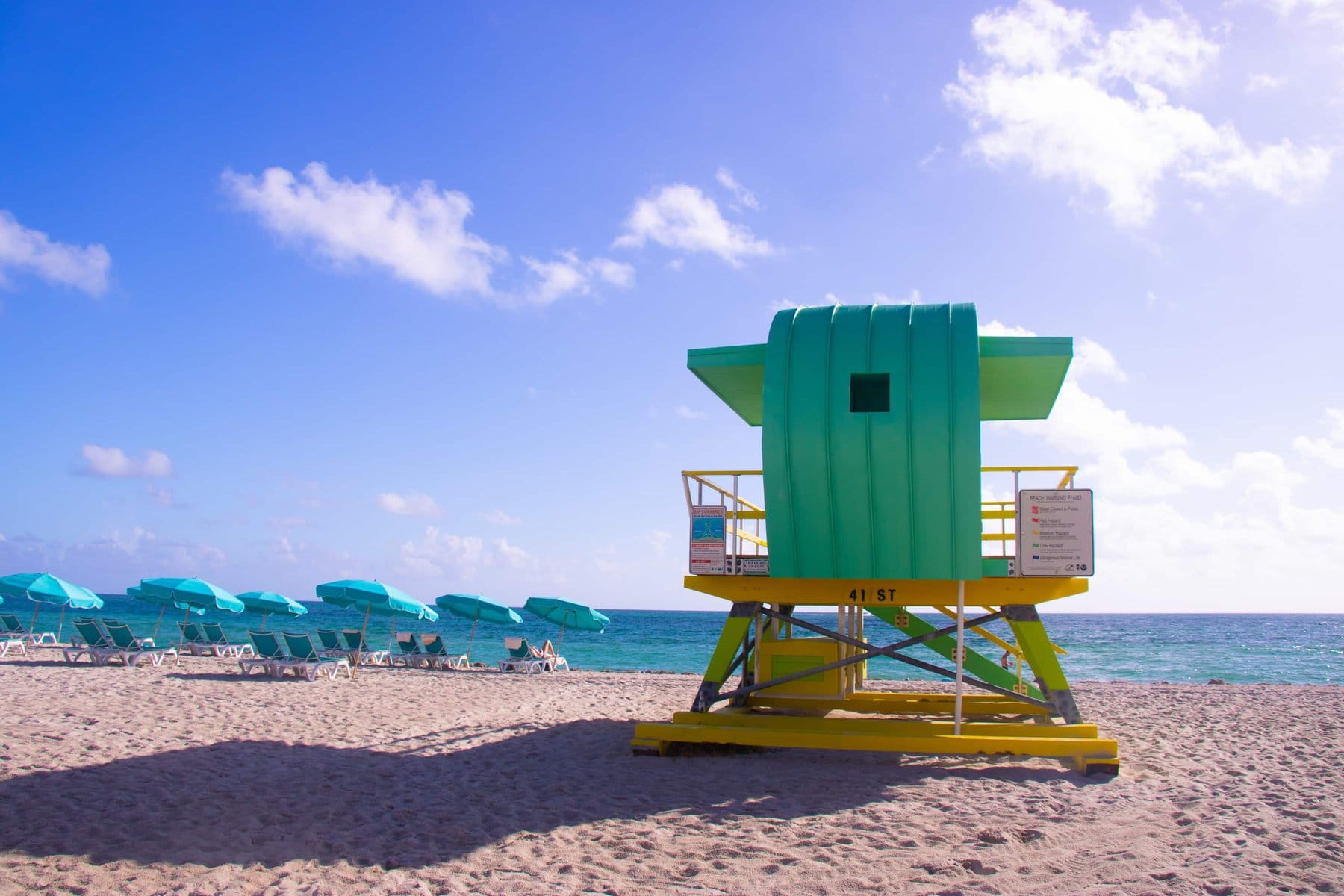 Miami Photos - Miami Beach Guard Tower