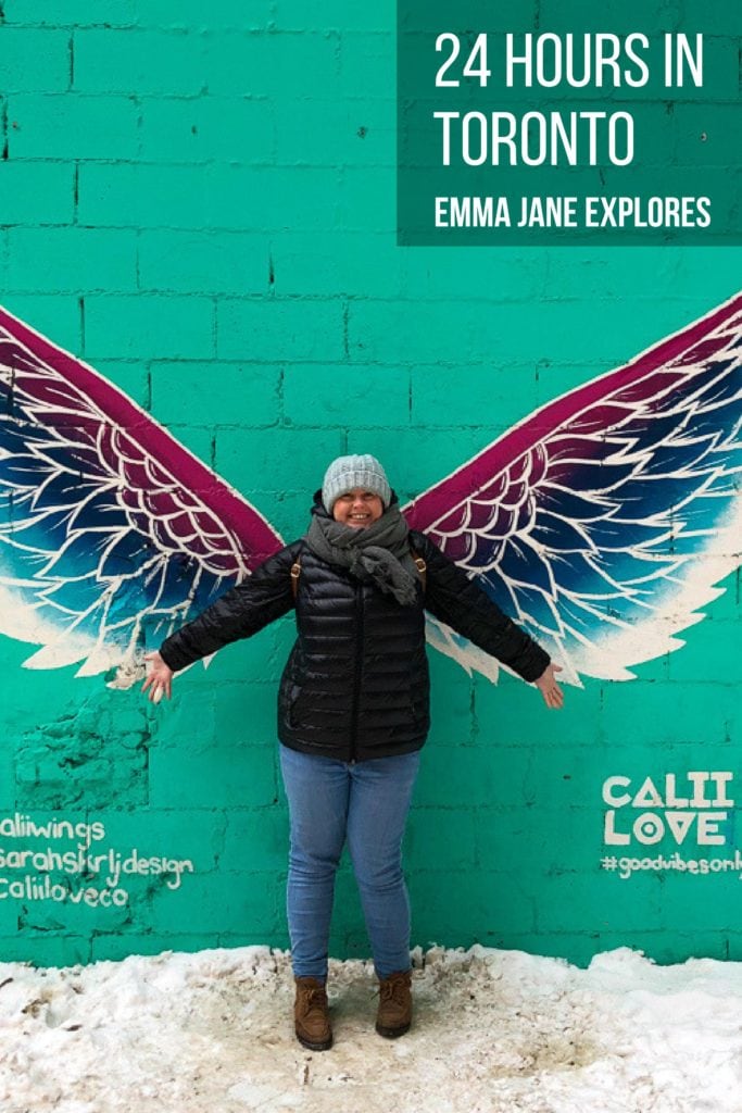 24 Hours In Toronto - Emma Jane Explores. I take you on a journey to Graffiti Alley, Distillery District, CN Tower, Blue Jays Stadium and more.