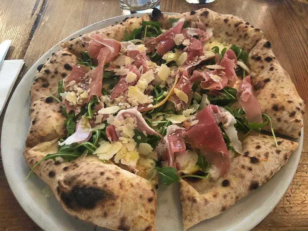 Pizza from Dellarocco's - Brooklyn Bridge Walk - Emma Jane Explores