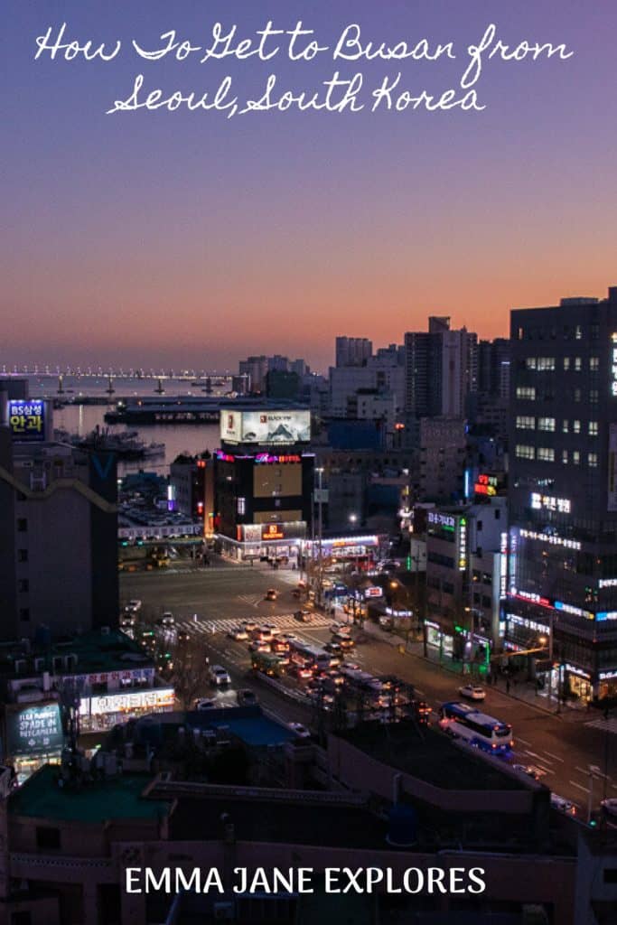 How to get to Busan from Seoul, South Korea - Emma Jane Explores