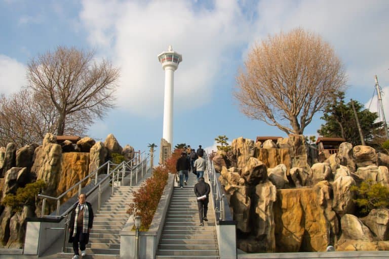 Visiting Busan Tower - Emma Jane Explores