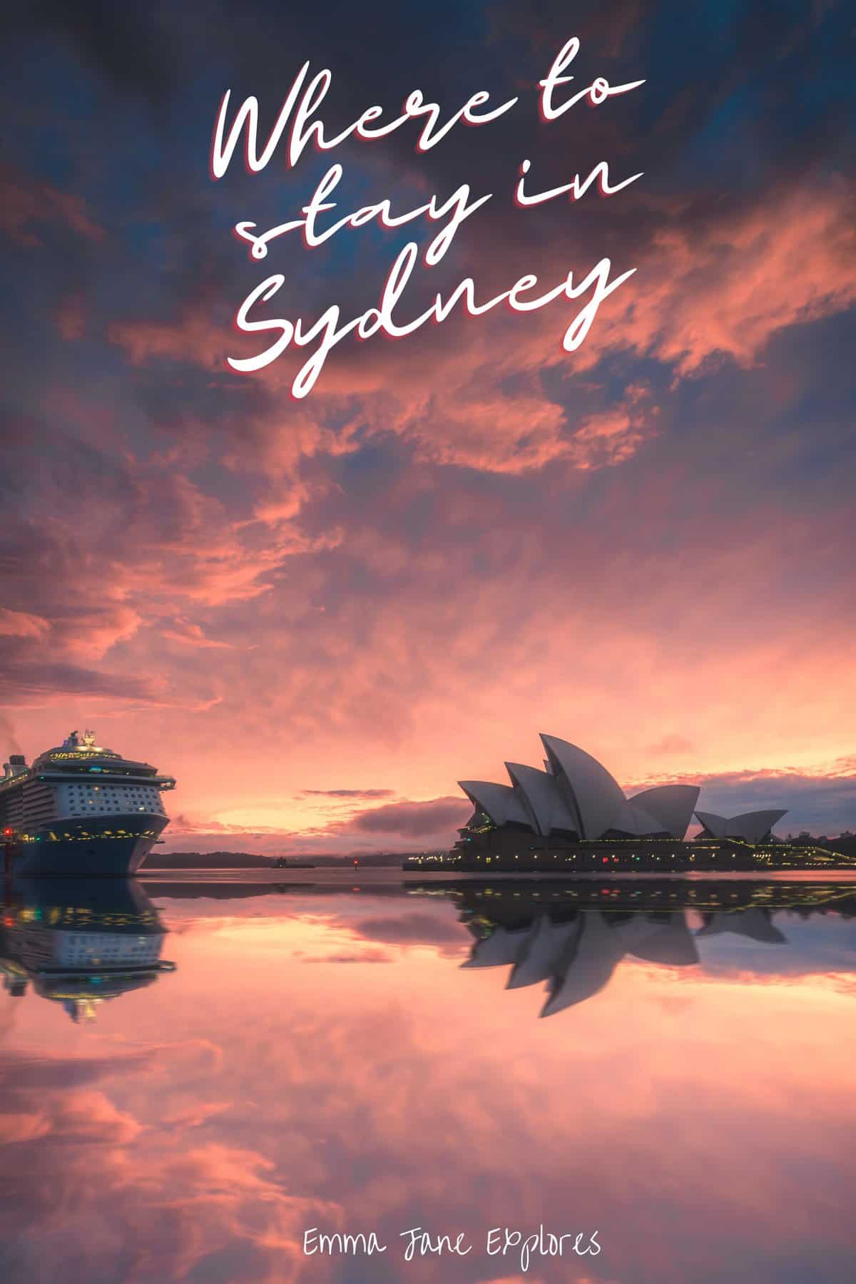 Where to stay in Sydney - Emma Jane Explores