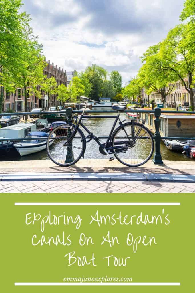 The Ultimate Guide To Taking An Open Boat Cruise In Amsterdam - Emma Jane Explores