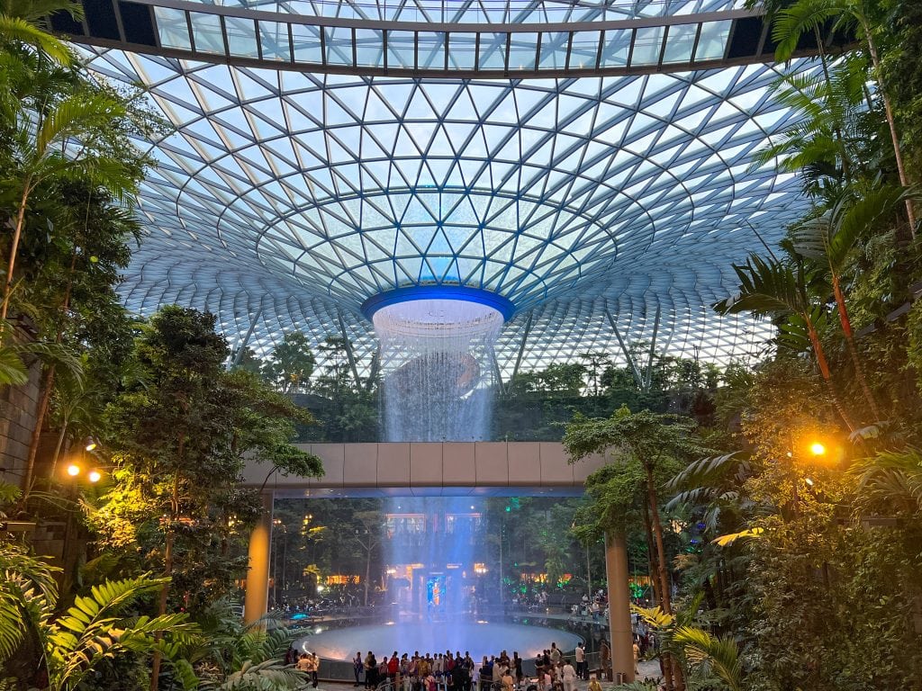 Jewel at Changi - One week itinerary in Singapore with kids