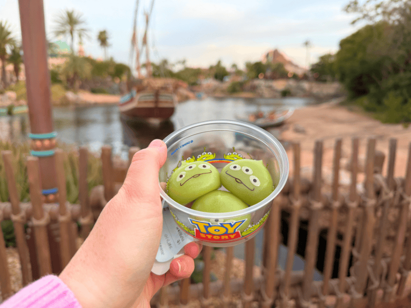 Tokyo DisneySea with Kids - Alien Mochi Snack