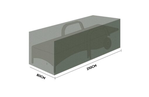 Protex - Single Sunlounger with Arms Cover