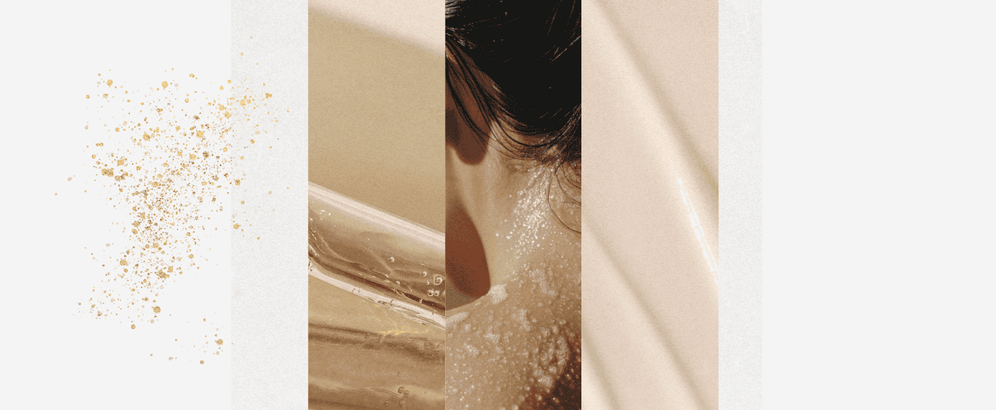 Natural textures and radiant beauty – body care.