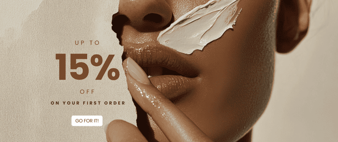 Cosmetics products promotional banner