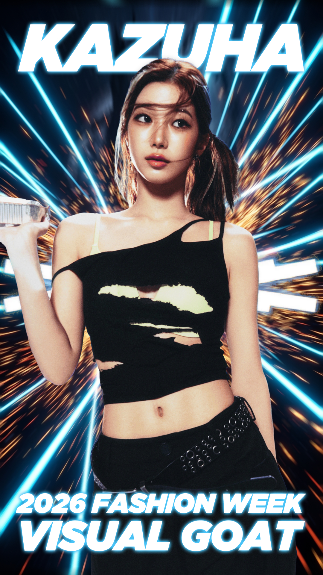 Le Sserafim Kazuha Fashion Week