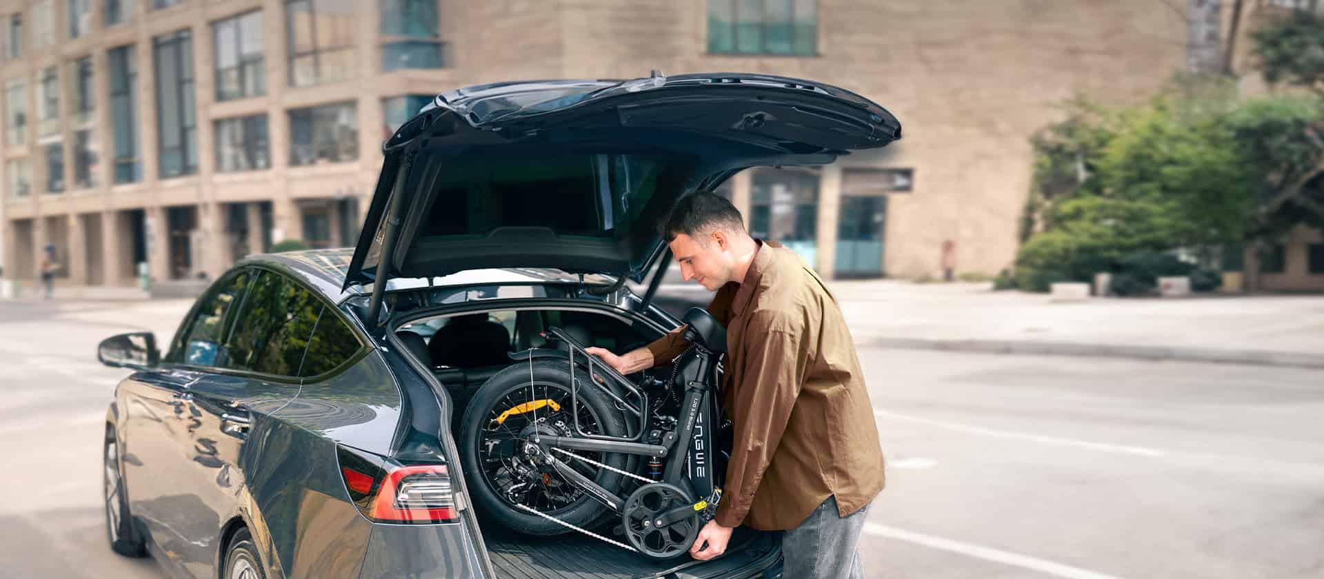 Rower elektryczny Engwe L20 3.0 BOOST łatwe składanie