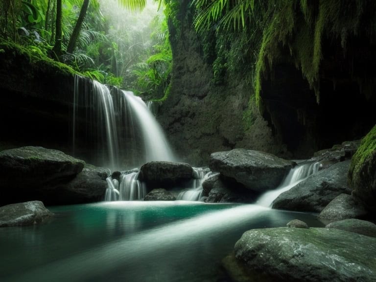 waterfall in the forest