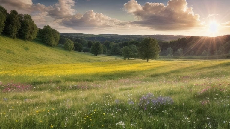 sunrise field