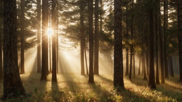 Misty Forest Morning
