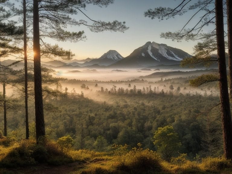 peaceful mountain
