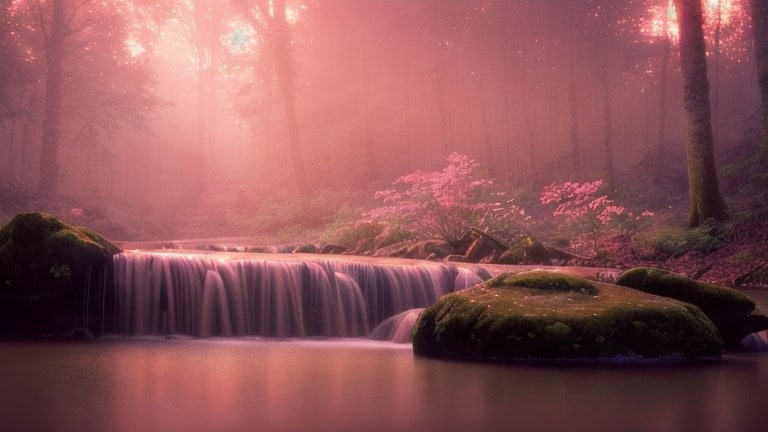 forest in the summertime