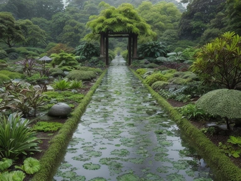 rainy path