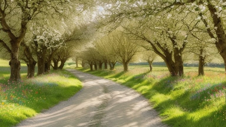 calm spring