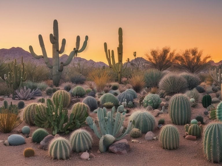 sunset desert