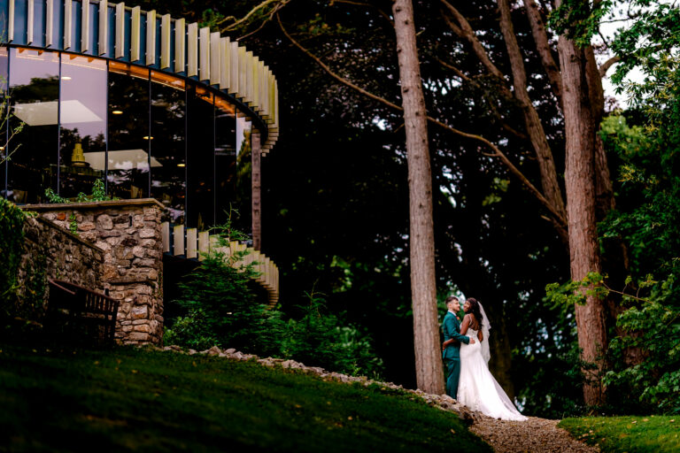 Windswept Romance: Melissa and Maurice’s Fairyhill Wedding