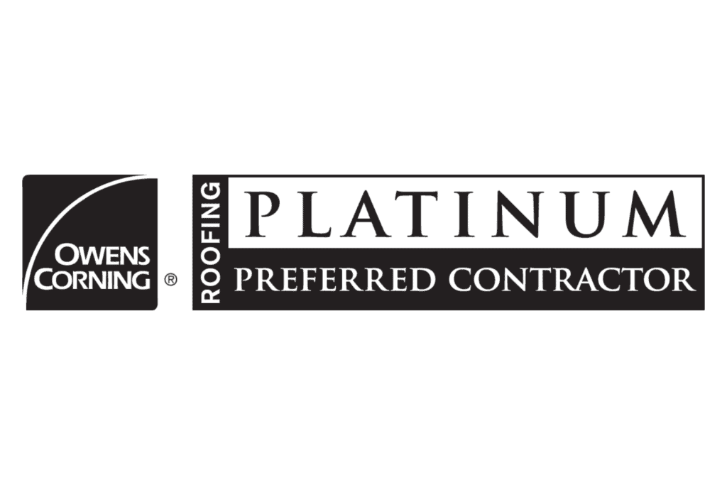 Certified Owens Corning Platinum roofing contractor providing expert roofing solutions in Midwest area.