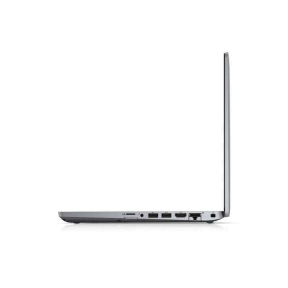 Right side slim design of Dell Latitude 5410 refurbished laptop with visible ports