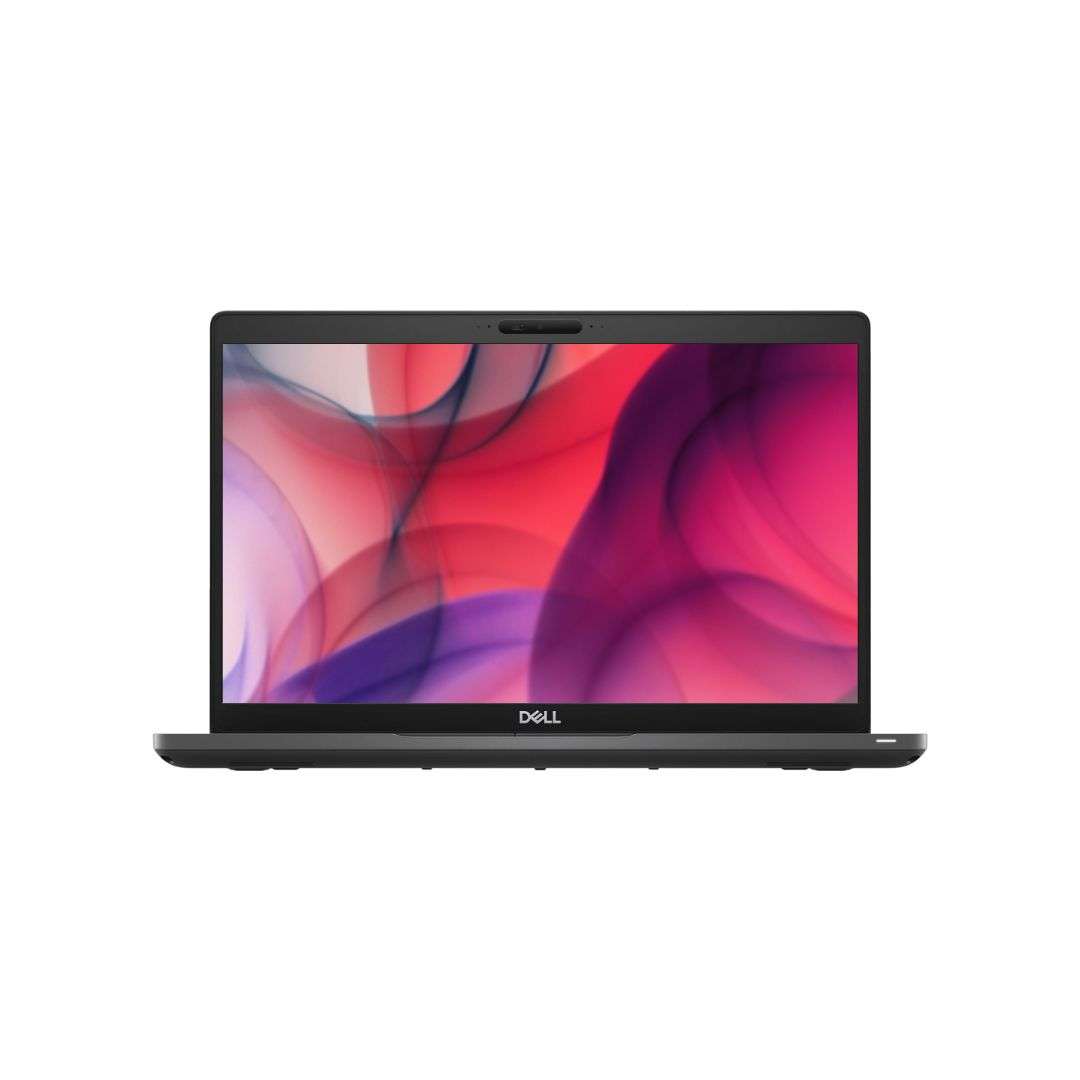 Front view of Dell Latitude 5400 touchscreen laptop with clear display and sleek design