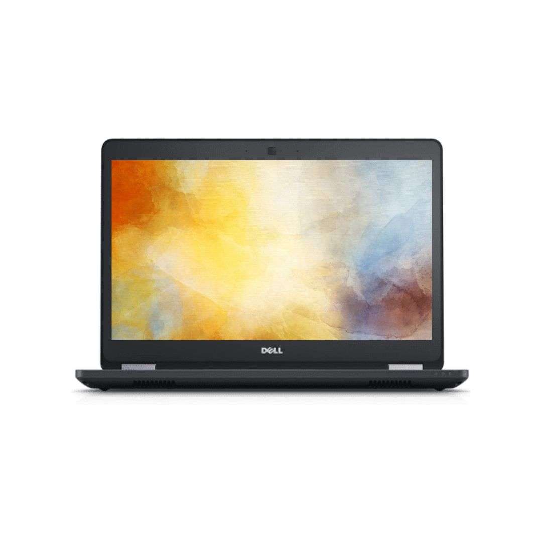 Front view of refurbished Dell Latitude 7470 business laptop with 14-inch display