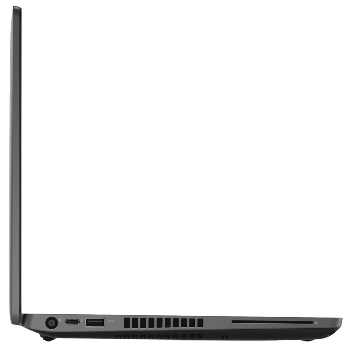 Left side slim design of Dell Latitude 5500 with visible ports