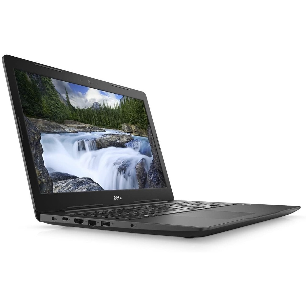 DELL Latitude 3590 Left Side Angle View – Keyboard, Display, and Ports Visible