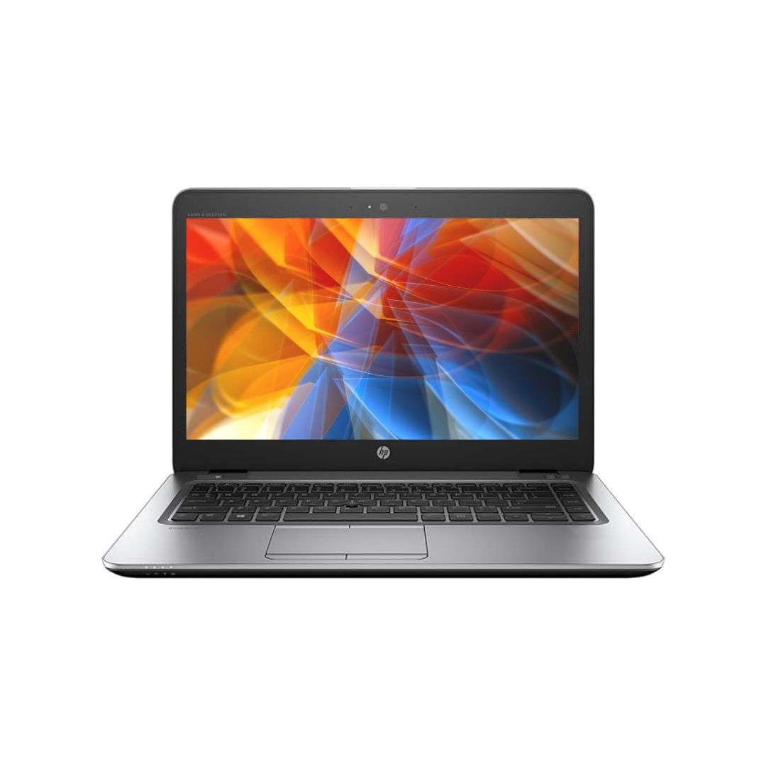 HP EliteBook 840 G4 front view with sleek design and full HD display