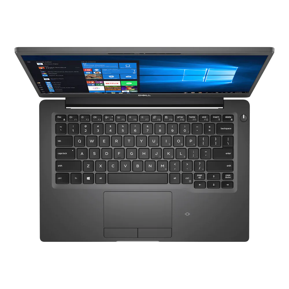 Dell Latitude 7300 Refurbished Top View of Keyboard Dell Latitude 7300 Top View Keyboard Visible