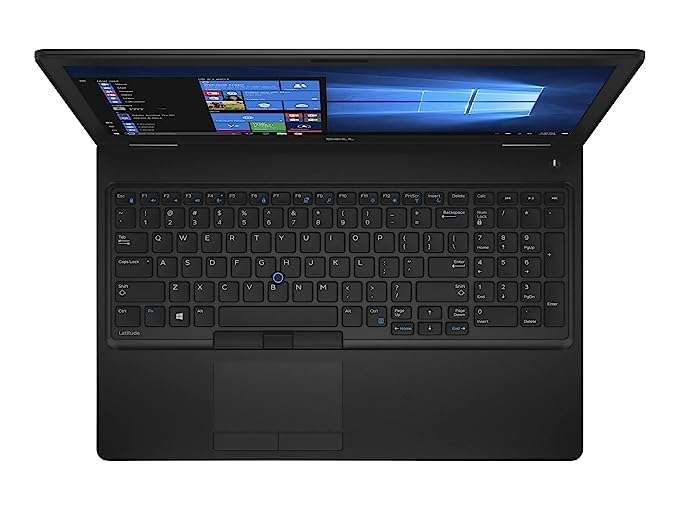 Dell Latitude 5580 Keyboard View - i5-6th Gen Refurbished Laptop