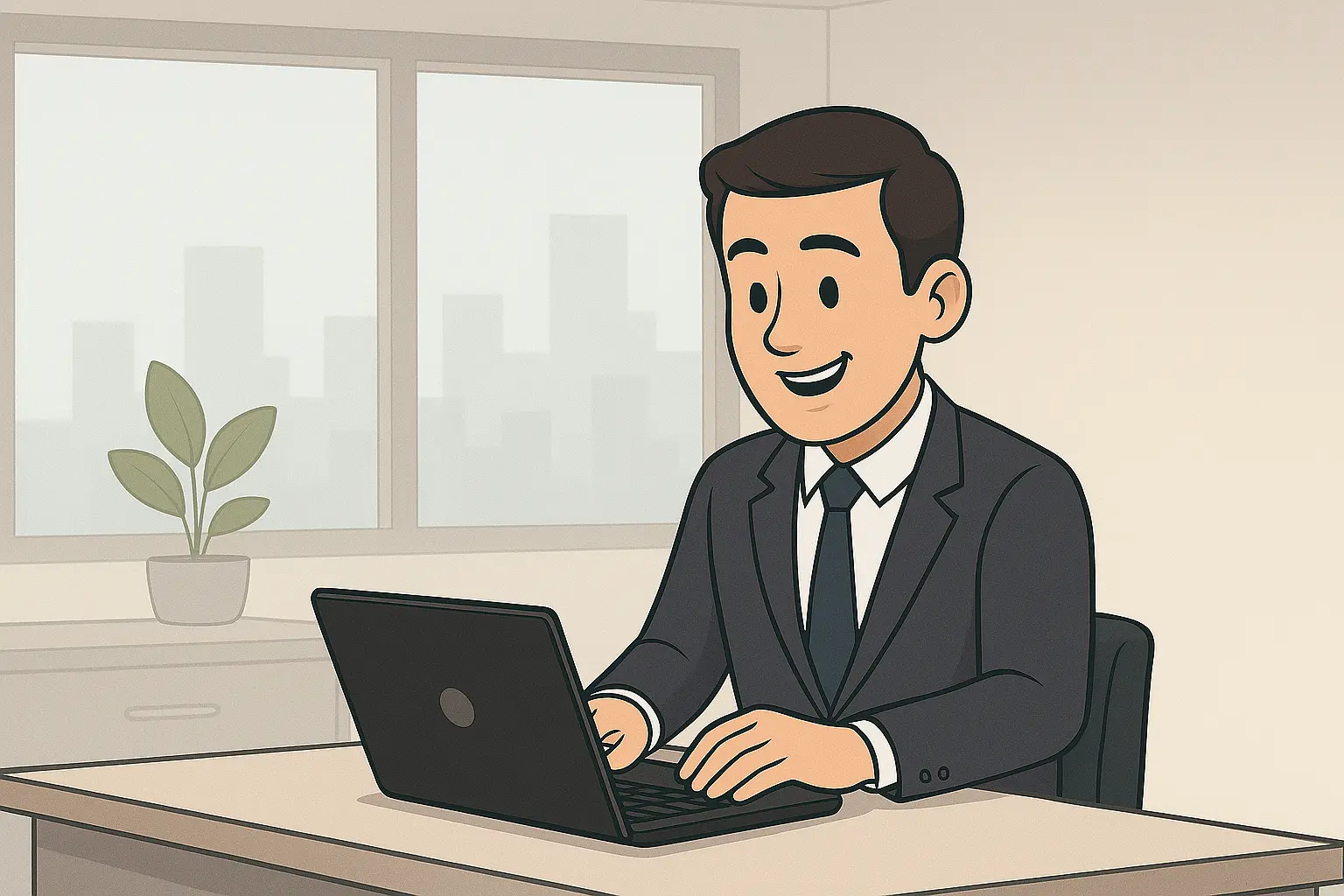 IT technician working with EPW India refurbished laptop