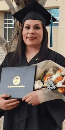 Jasmery Zamora CARES PULL-OPP Program graduation.