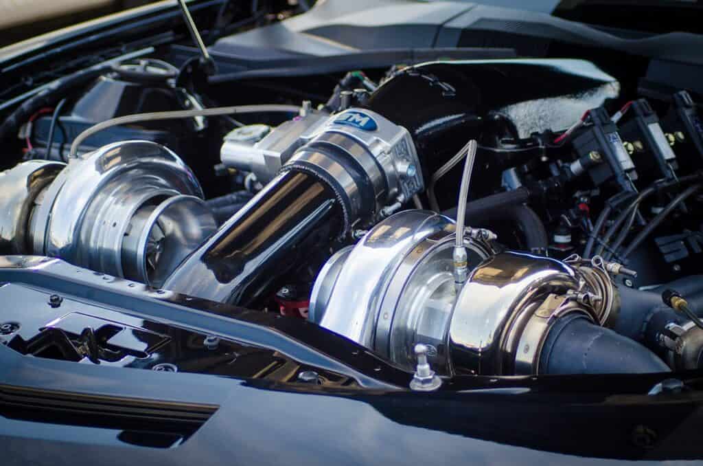turbocharger in a car