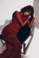 Vestido Longo Drapeado