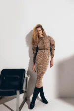 Vestido Tigre Regata Longo - Imagem 2