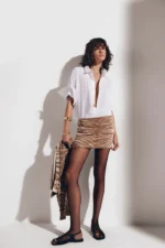 Mini Saia Jacquard Tigre - Imagem 2