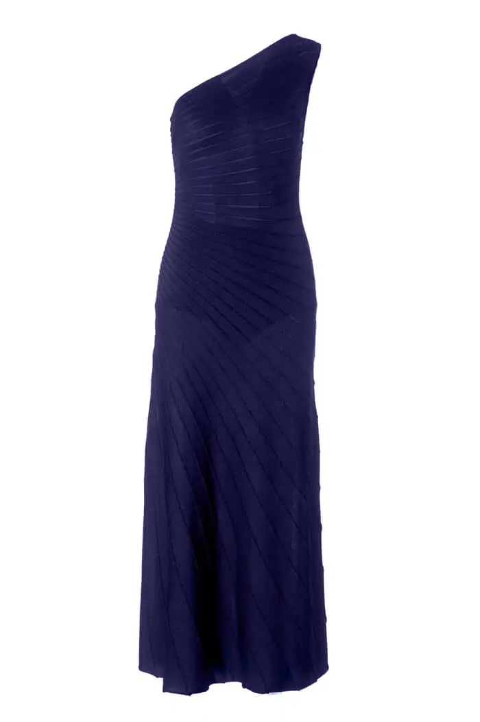 Vestido Diagonal Um Ombro - Imagem 4