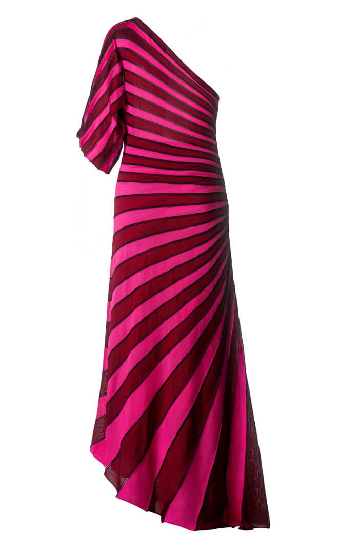 Vestido Diagonal com Volume - Imagem 6