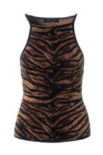 Regata Jacquard Tigre Preto - Imagem 3