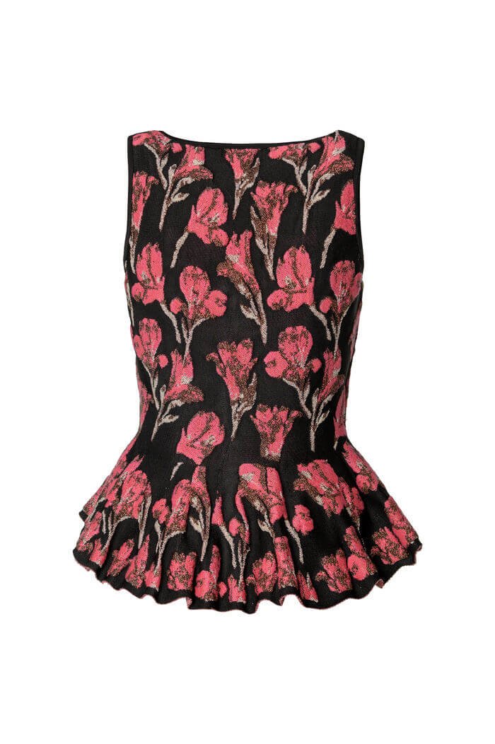 Top Corselet em Tricot Jacquard - Imagem 2