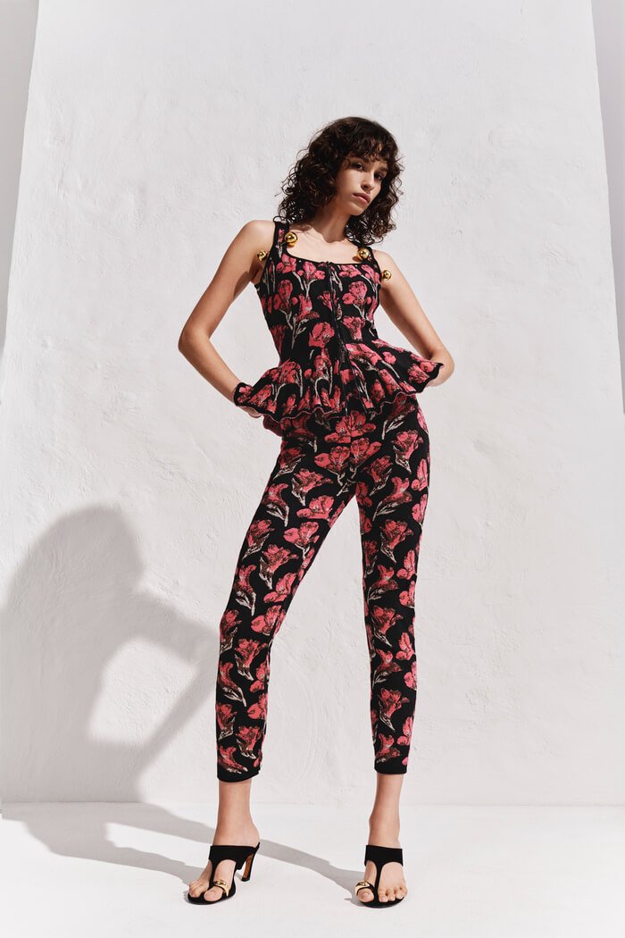 Calça Legging Tricot Jacquard - Imagem 4