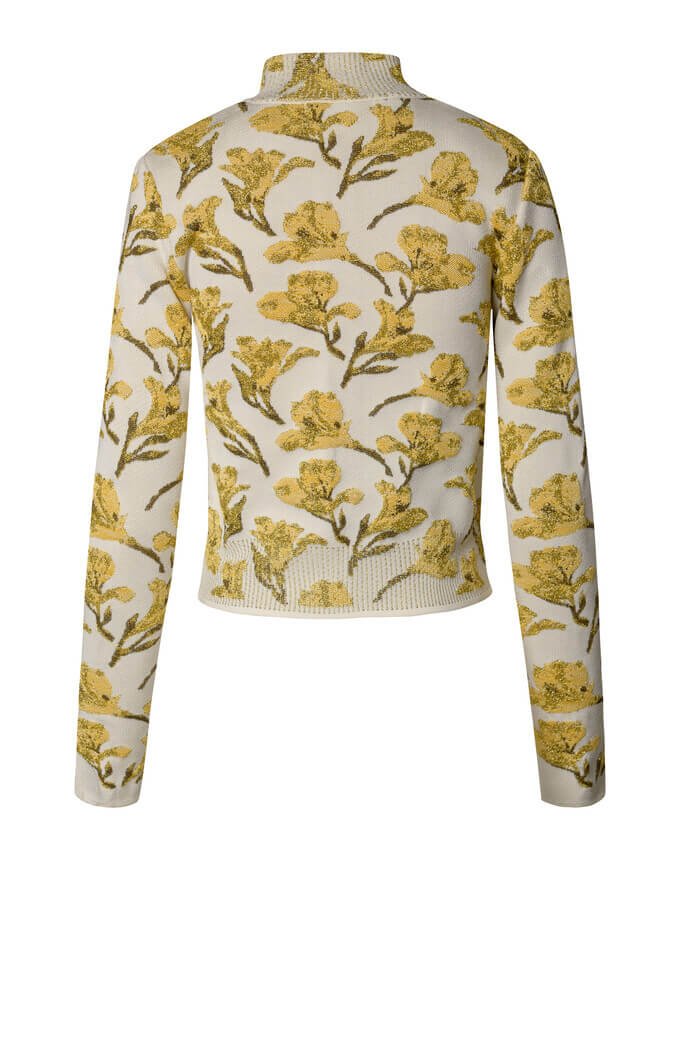 Jaqueta Bomber Jacquard Orquídea - Imagem 5