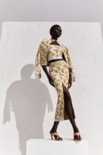 Saia lápis Jacquard Paradiso