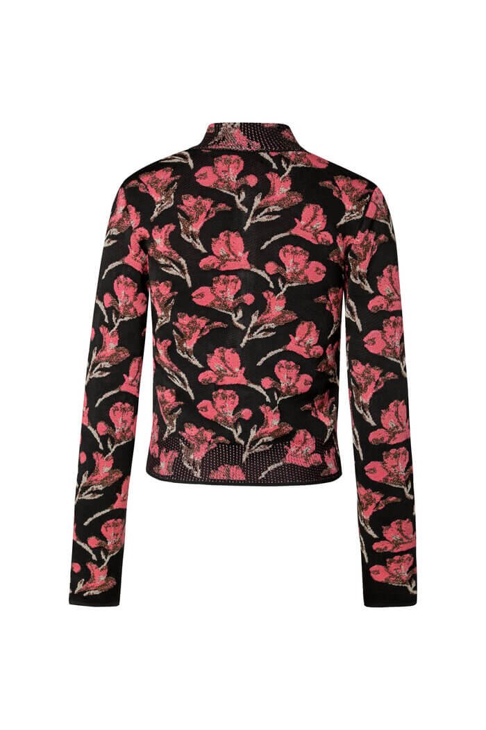 Jaqueta Bomber Jacquard Orquídea - Imagem 3