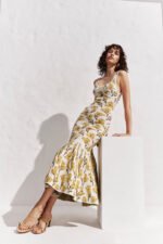 Vestido Jacquard Orquídea Godê - Imagem 4