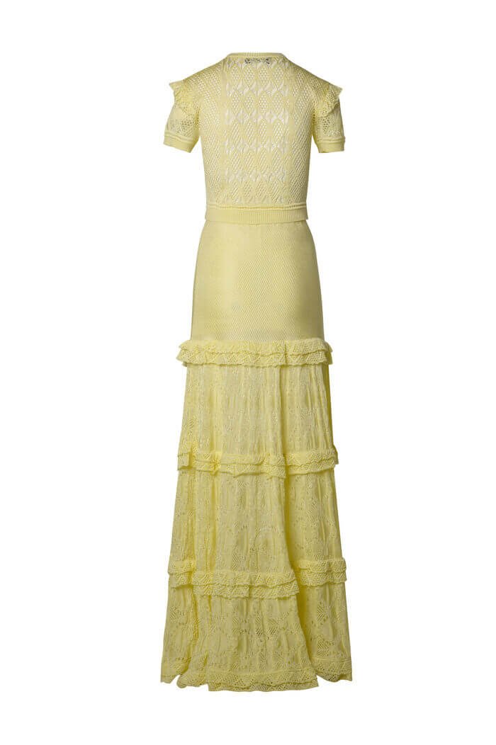 Saia Boho Longa Babados - Imagem 3