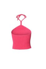 Regata Tricot Alça Canelada - Imagem 5