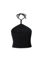 Regata Tricot Alça Canelada - Imagem 6